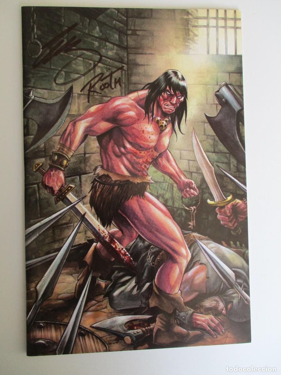C&oacute;mics: Conan The Barbarian # 25 Dungeon Comics Mike Rooth Exclusive Cover A [BK78]firmado ROTH y ZUB