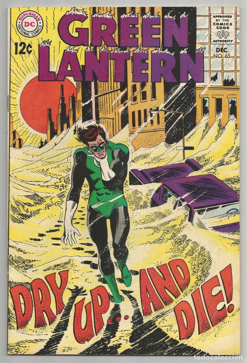 C&oacute;mics: GREEN LANTERN (1960 2nd Series) #65, 66, 67, 68, 69, lote de 5 DC COMICS 1968