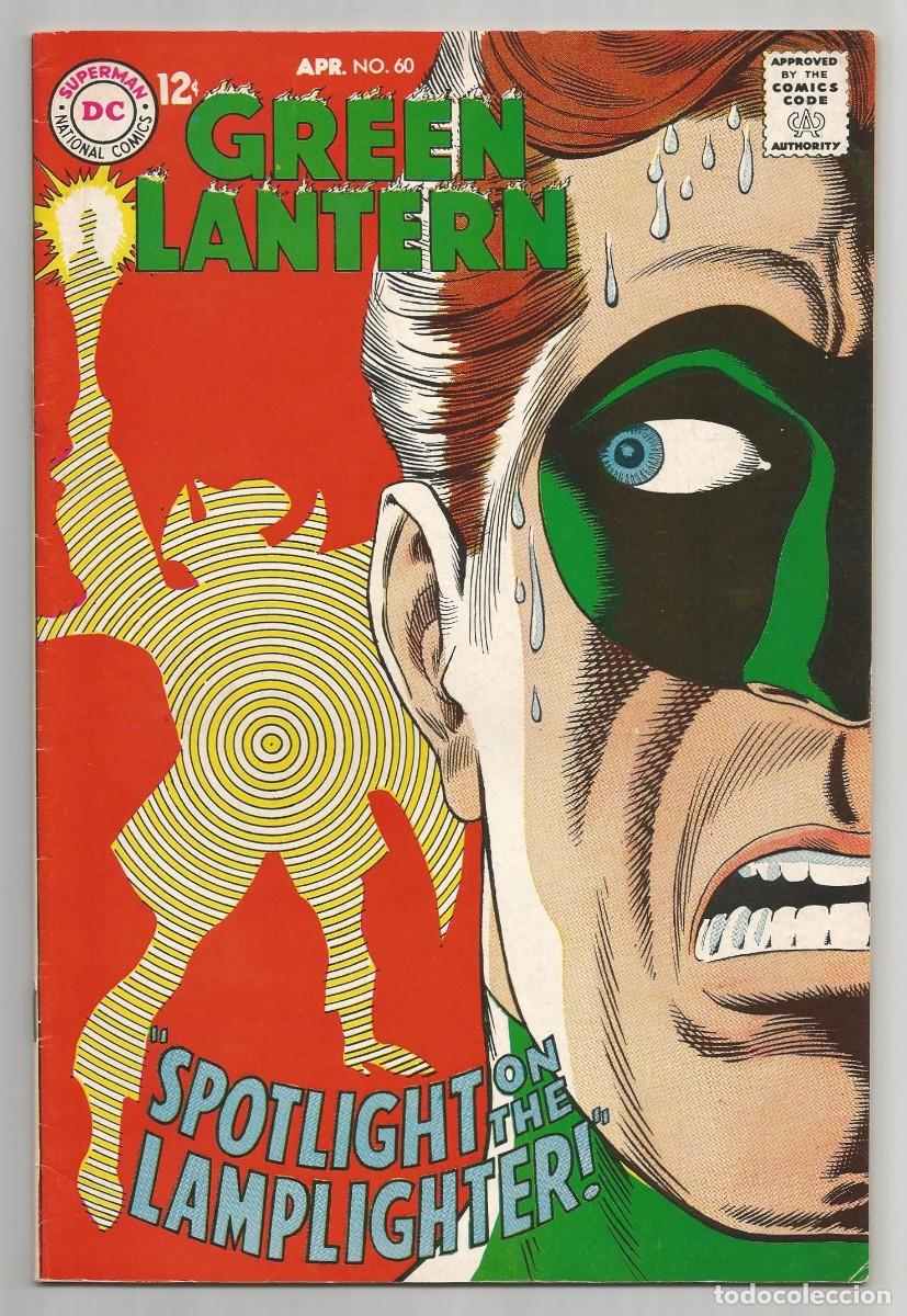 C&oacute;mics: GREEN LANTERN (1960 2nd Series) #60, 61, 62, 63, 64, lote de 5 DC COMICS 1968