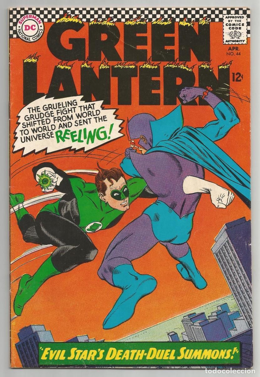 C&oacute;mics: GREEN LANTERN (1960 2nd Series) #44, 47, 48 (FN+ a FN/VF), lote de 3 DC COMICS 1966