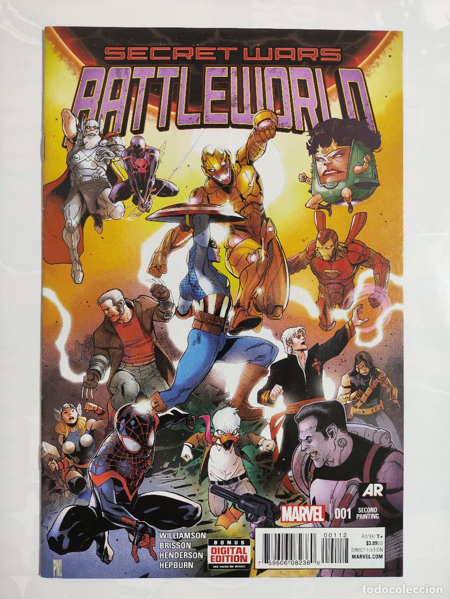 C&oacute;mics: Secret Wars Battleworld 1 &ndash; Marvel Comics 2015