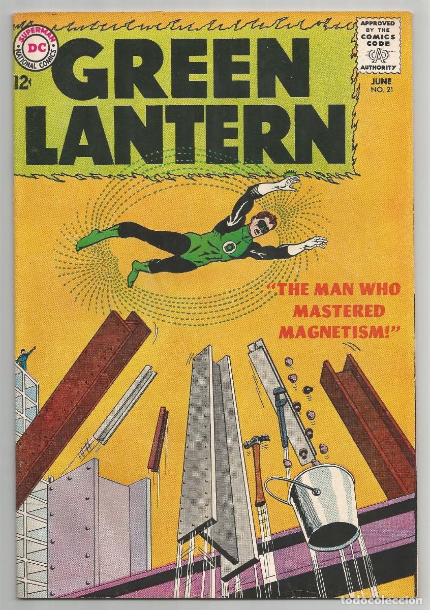 C&oacute;mics: GREEN LANTERN (1960 2nd Series) #21, 23, 25 (FN a FN+), lote de 3 DC COMICS 1963