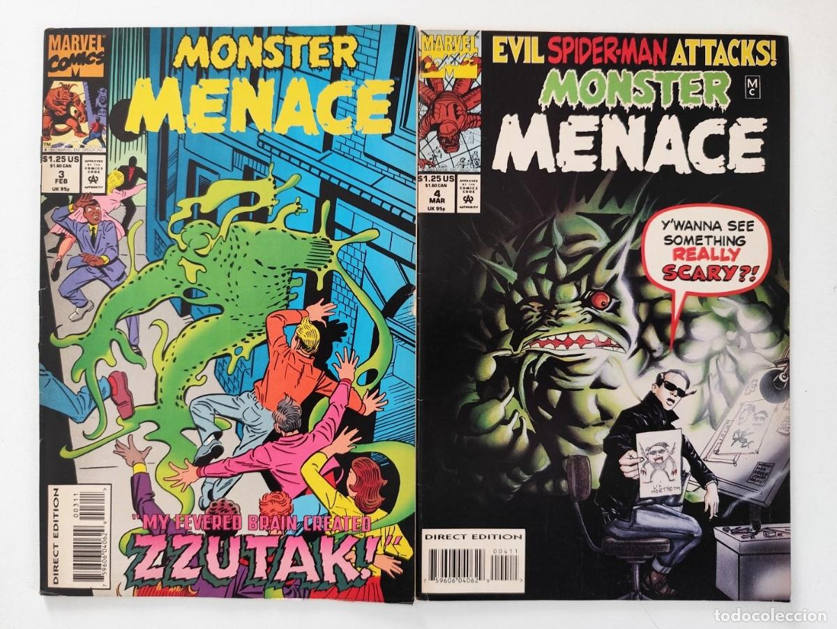 C&oacute;mics: MONSTER MENACE # 3, 4 (Stan Lee, Steve Ditko, Jack Kirby) Pre-Code ATLAS Reprints ~ MARVEL (1994)