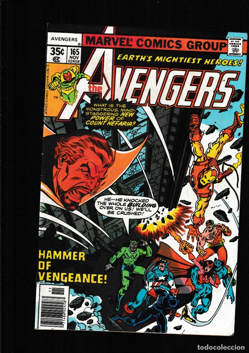 C&oacute;mics: AVENGERS 165 - MARVEL 1977 VFN / JAMES SHOOTER & JOHN BYRNE / COUNT NEFARIA