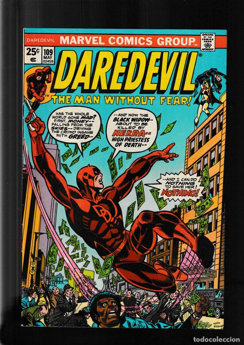 C&oacute;mics: DAREDEVIL 109 - MARVEL 1974 VFN / BLACK WIDOW