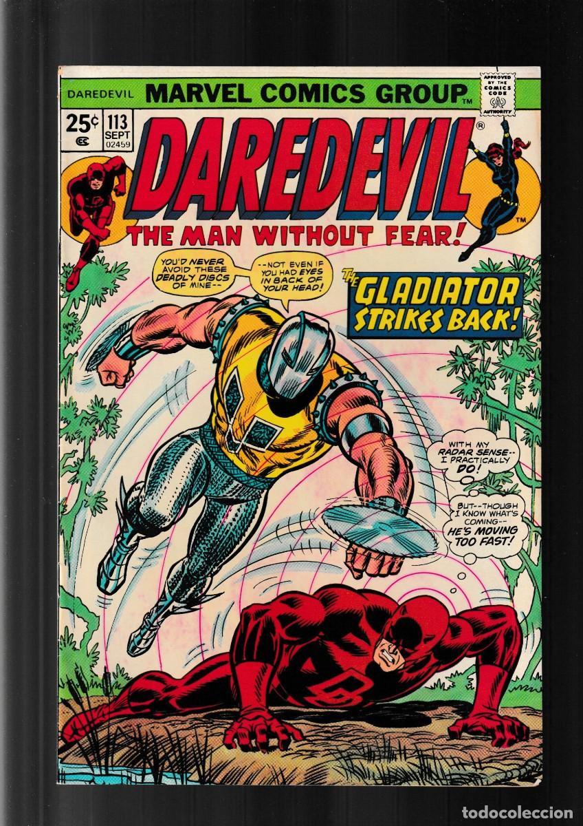 C&oacute;mics: DAREDEVIL 113 - MARVEL 1974 VFN / BLACK WIDOW / STEVE GERBER & BOB BROWN / 1ST DEATH STALKER