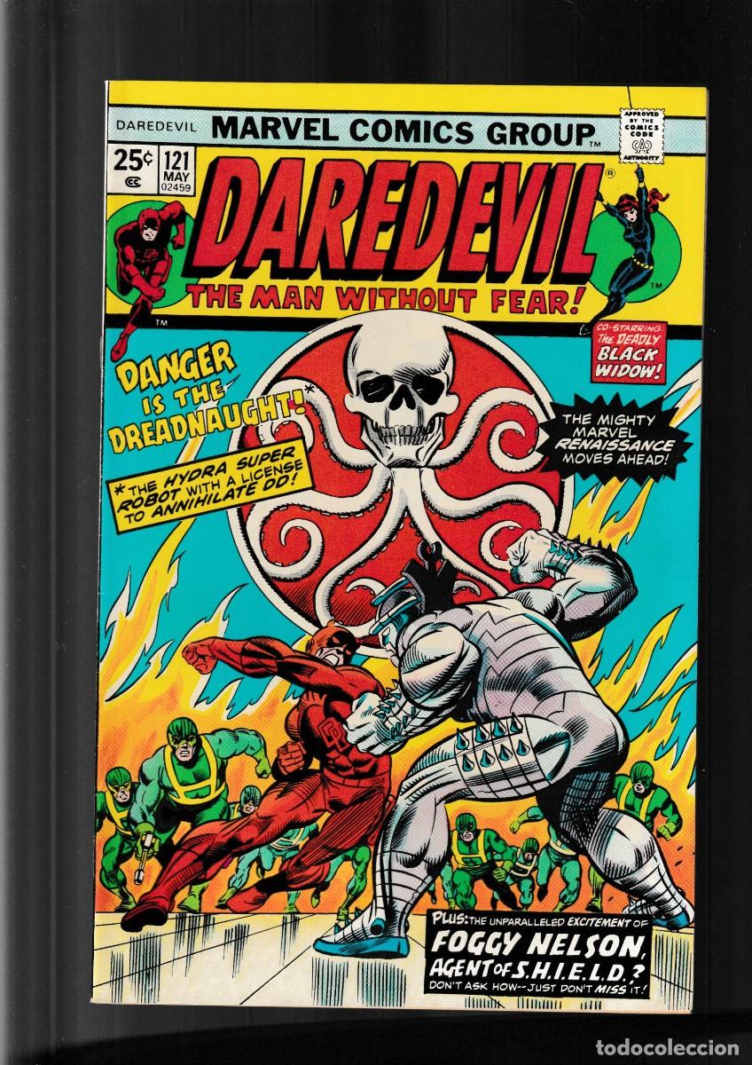 C&oacute;mics: DAREDEVIL 121 - MARVEL 1975 VFN/NM / BLACK WIDOW / FOGGY NELSON AGENT OF SHIELD