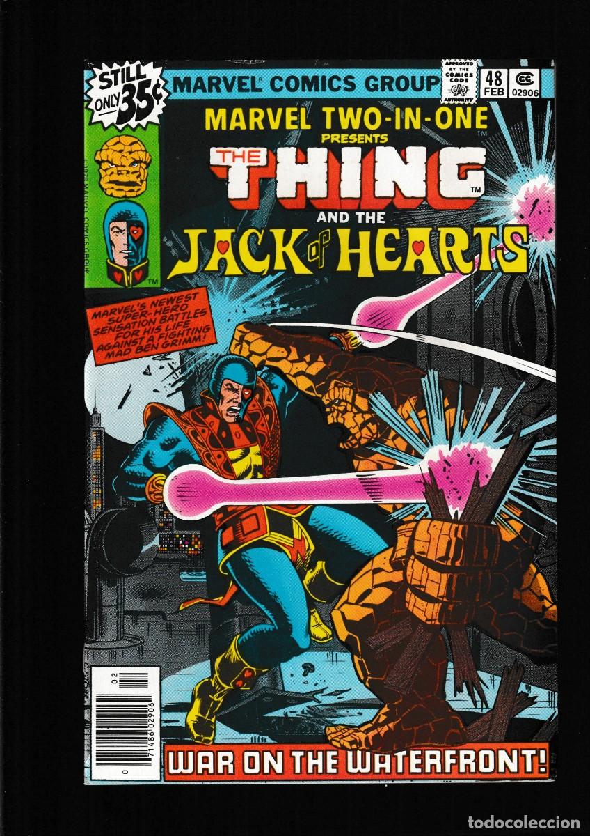 C&oacute;mics: MARVEL TWO IN ONE 48 - VFN/NM 1979 / THING & JACK OF HEARTS / BILL MANTLO & CHIC STONE