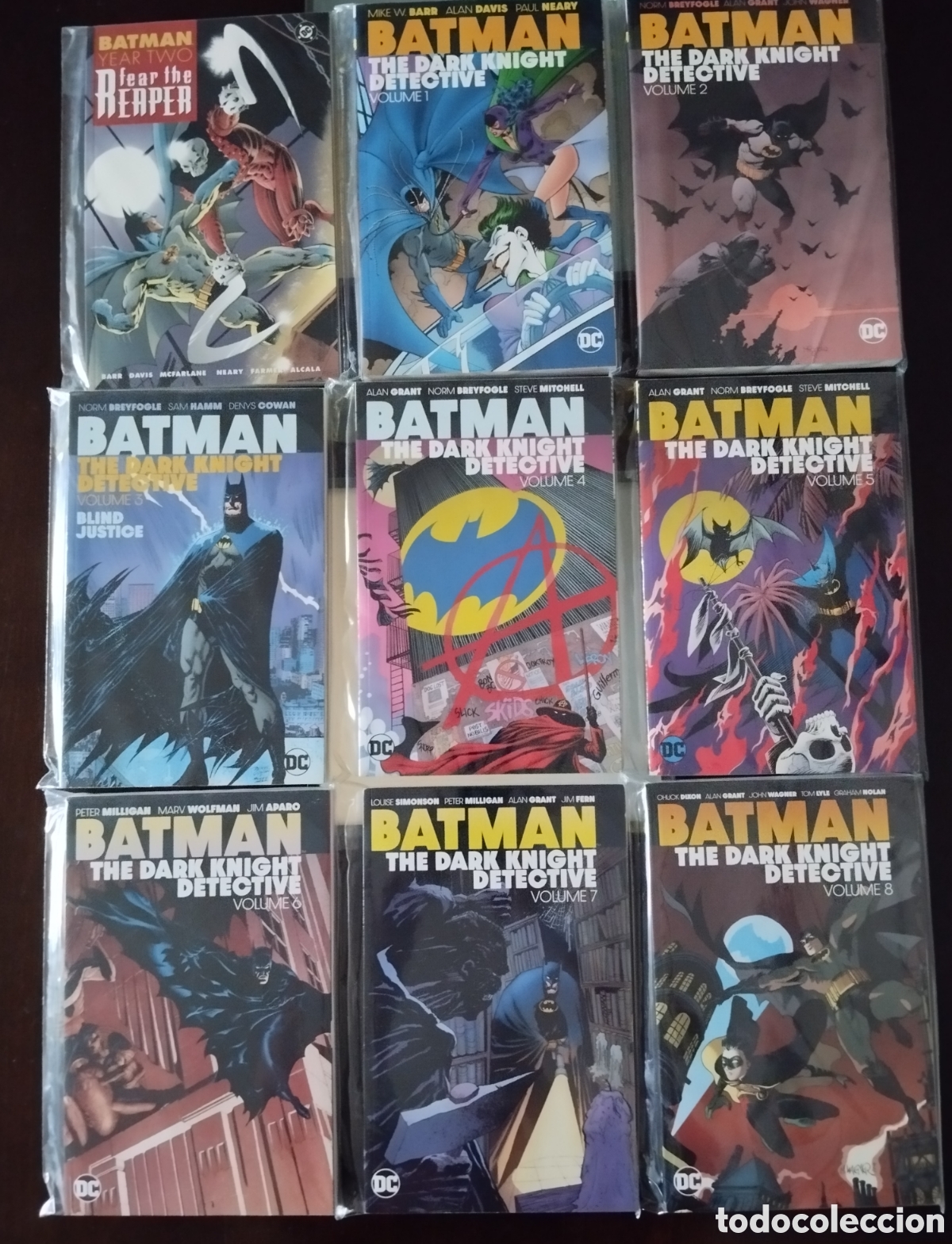 C&oacute;mics: Batman The Dark Knight Detective 9 TPB's Completo INGL&Eacute;S DC Comics. Incluye Year Two