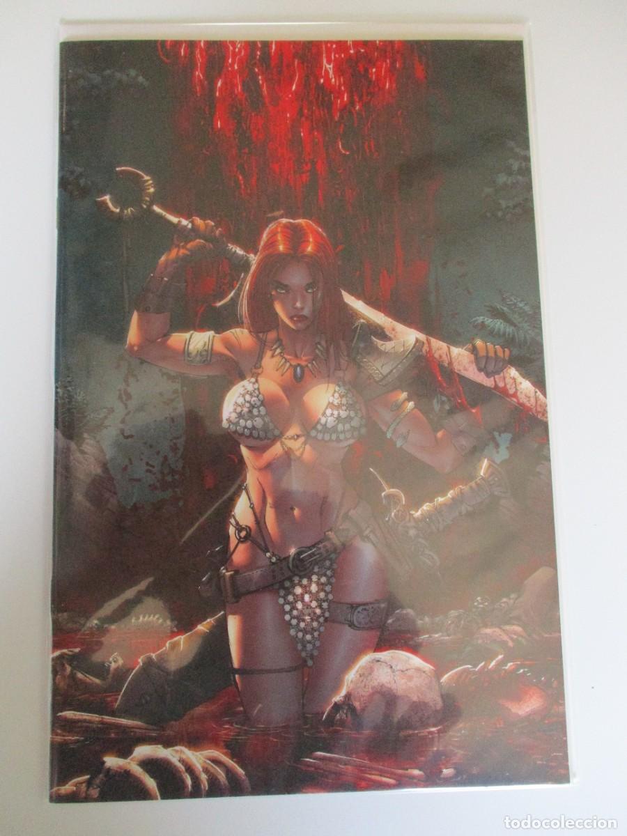 C&oacute;mics: RED SONJA: IMPIRE OF THE DAMNED #1! &iexcl;EXCLUSIVO VIRGEN STAN YAK! NM 2024 DINAMITA