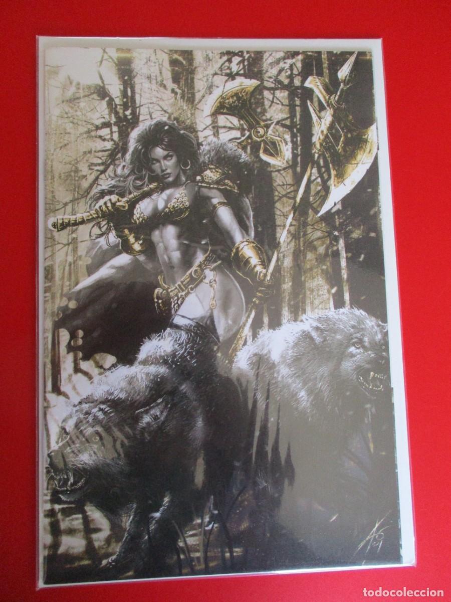 C&oacute;mics: RED SONJA DEATH AND THE DEVIL #2 RUDY AO NYCC 2024 CERTIFICADO DE AUTENTICIDAD LTD 99/200