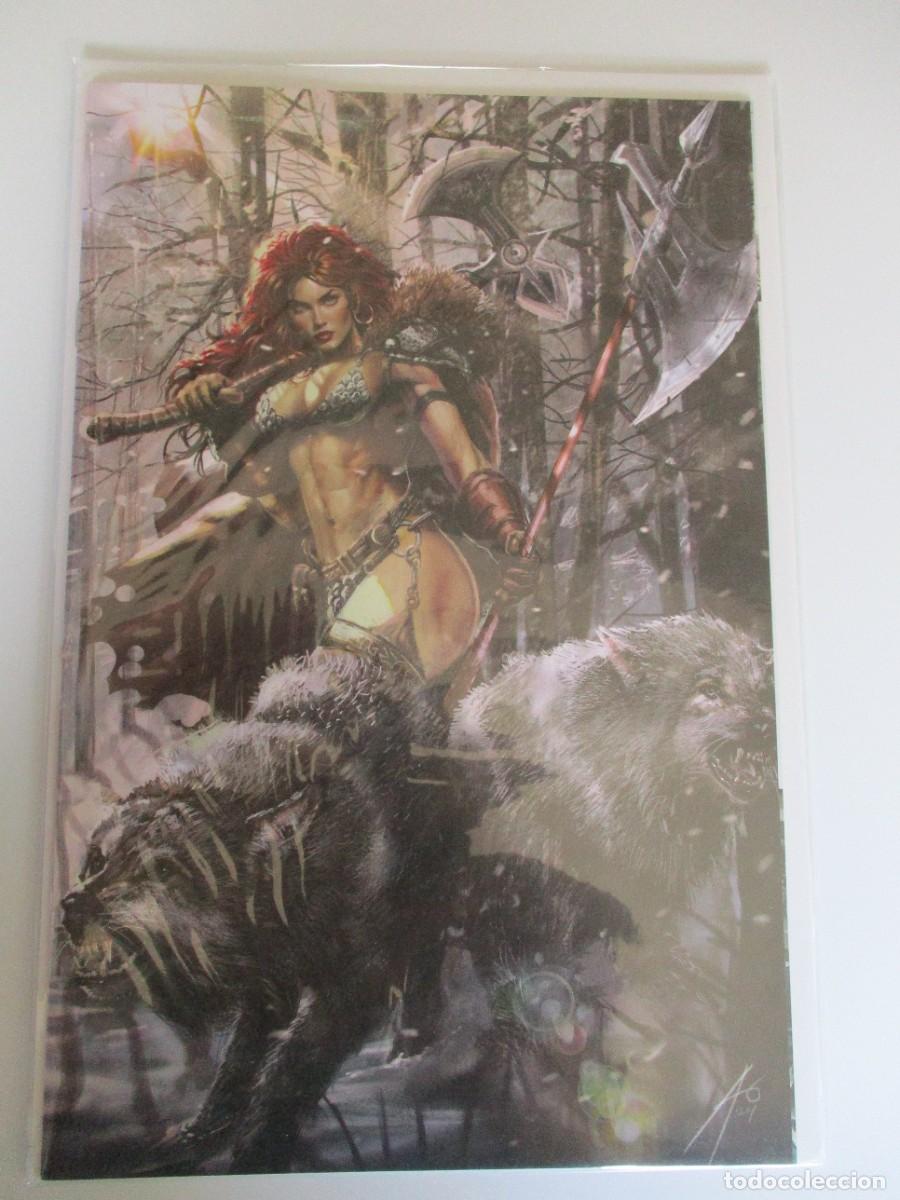 C&oacute;mics: RED SONJA DEATH AND THE DEVIL #2 RUDY AO NYCC 2024 CERTIFICADO DE AUTENTICIDAD LTD 164/400