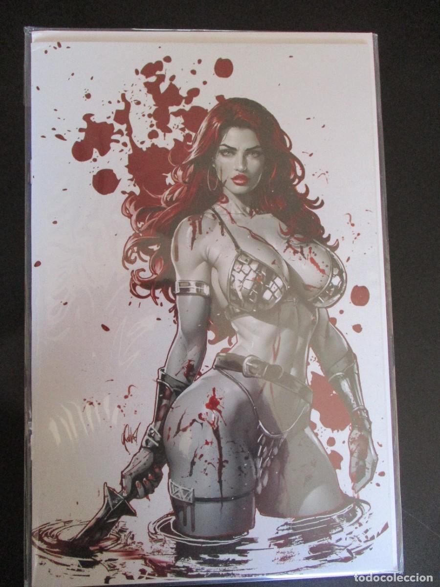 C&oacute;mics: RED SONJA IMPERIO DE LOS CONDENADOS 1 VARIANTE VIRGEN SEXY Cedric POULAT SPLASH NUEVO