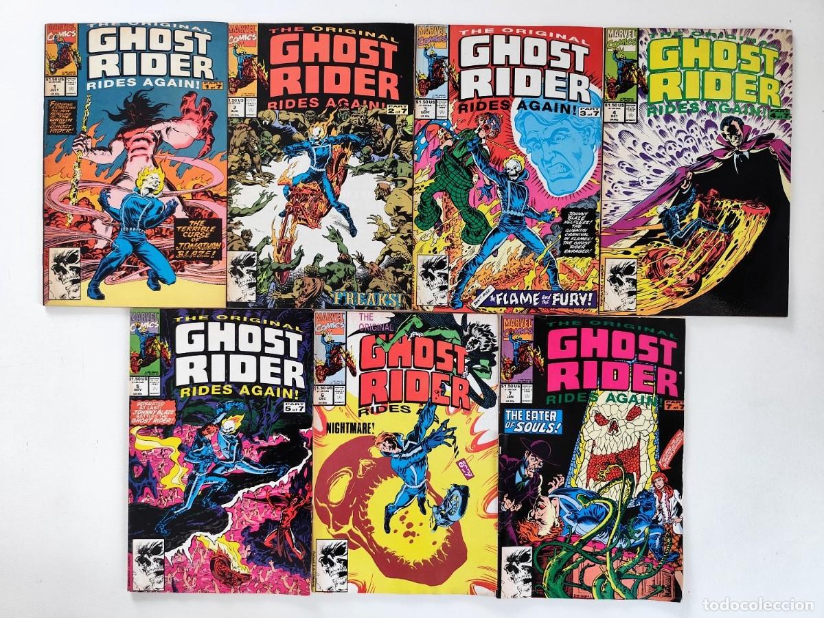 Comics: THE ORIGINAL GHOST RIDER RIDES AGAIN # 1-7 (Roger Stern, Bob Budiansky) COMPLETA ~ MARVEL (1991)