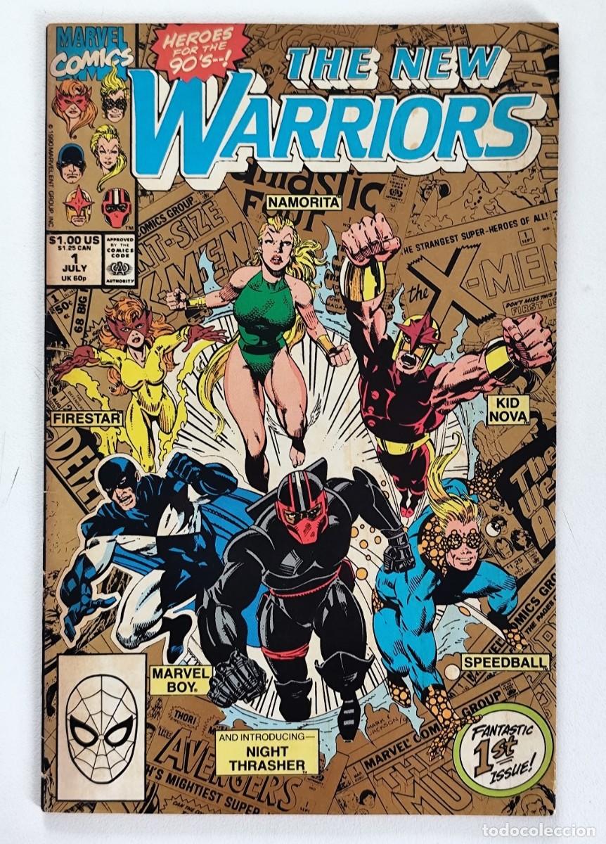 C&oacute;mics: THE NEW WARRIORS Vol.1 # 1 - Heroes for the 90's! (Fabian Nicieza, Mark Bagley) ~ MARVEL (1990) USA