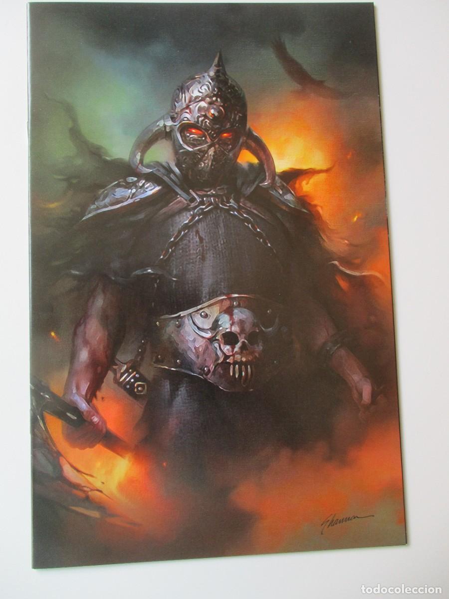 C&oacute;mics: &iexcl;FRANK FRAZETTA 2022 DEATH DEALER #1 CUBIERTA VIRGEN EXCLUSIVA DE SHANNON MAER LTD 500!