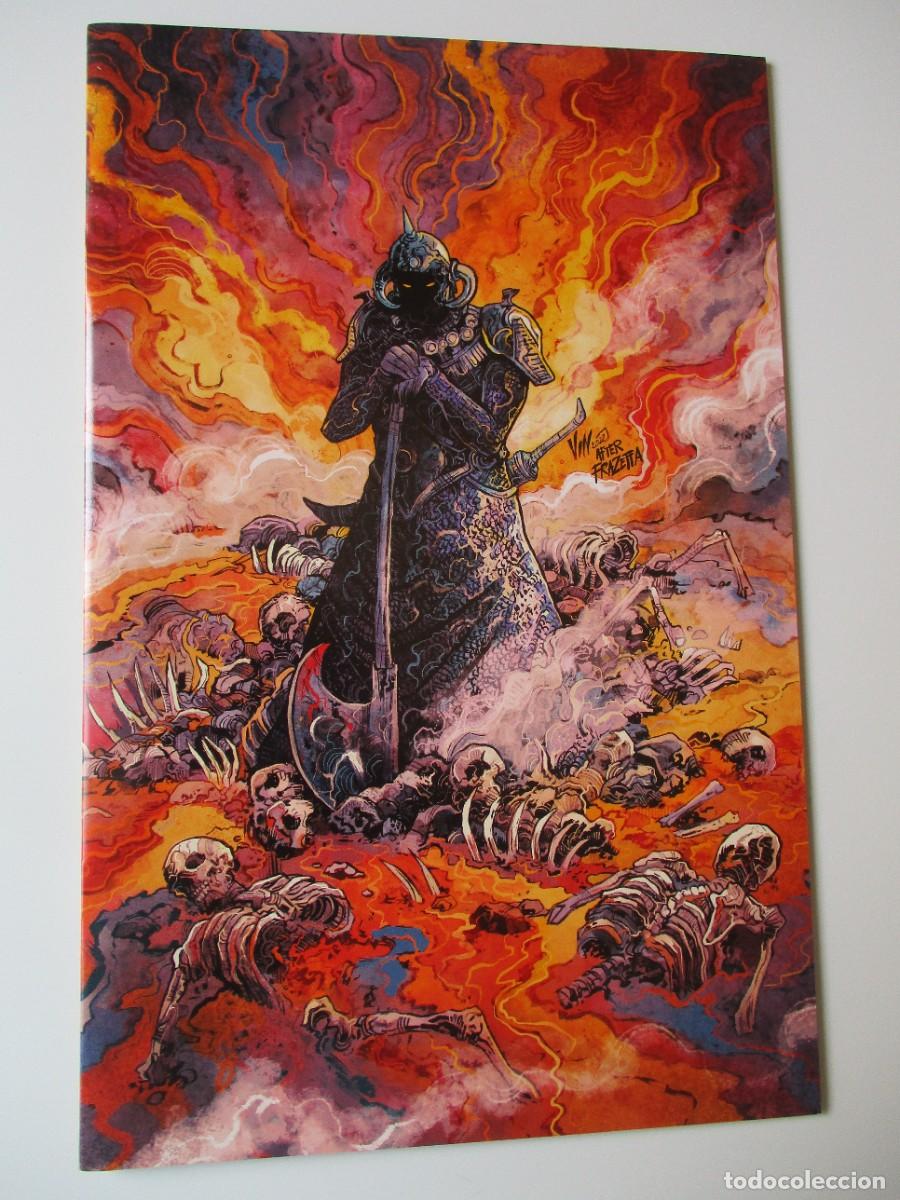 C&oacute;mics: Death Dealer 1 Vincenzo Riccardi despu&eacute;s de Frazetta variante virgen exclusiva LE 600