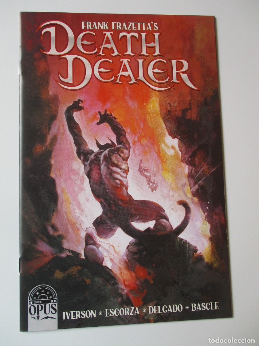 C&oacute;mics: Opus Comics Death Dealer 2022 edici&oacute;n 8 Frank Frazetta cubierta variante B