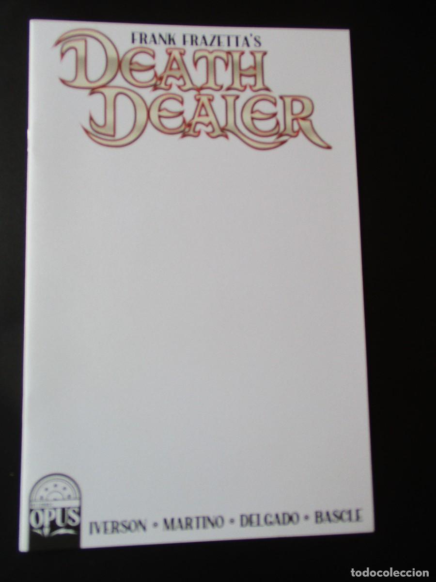 C&oacute;mics: FRANK FRAZETTA DEATH DEALER #1 CUBIERTA C 1:5 BOCETO EN BLANCO VARIANTE OPUS COMICS 9.8