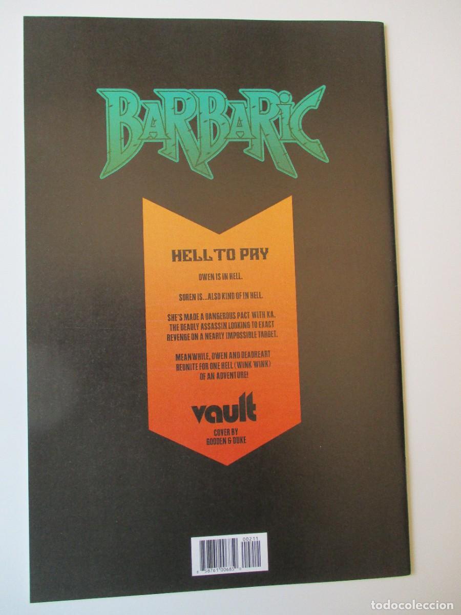 C&oacute;mics: Barbaric Hell To Pay #2 Cubierta A Nathan Gooden - Foto 2