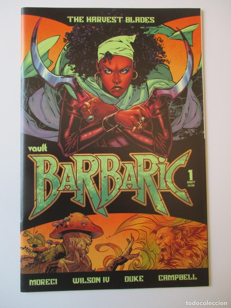 Comics: Barbaric: The Harvest Blades #1 (cubierta principal de Nathan Gooden) (b&oacute;veda)