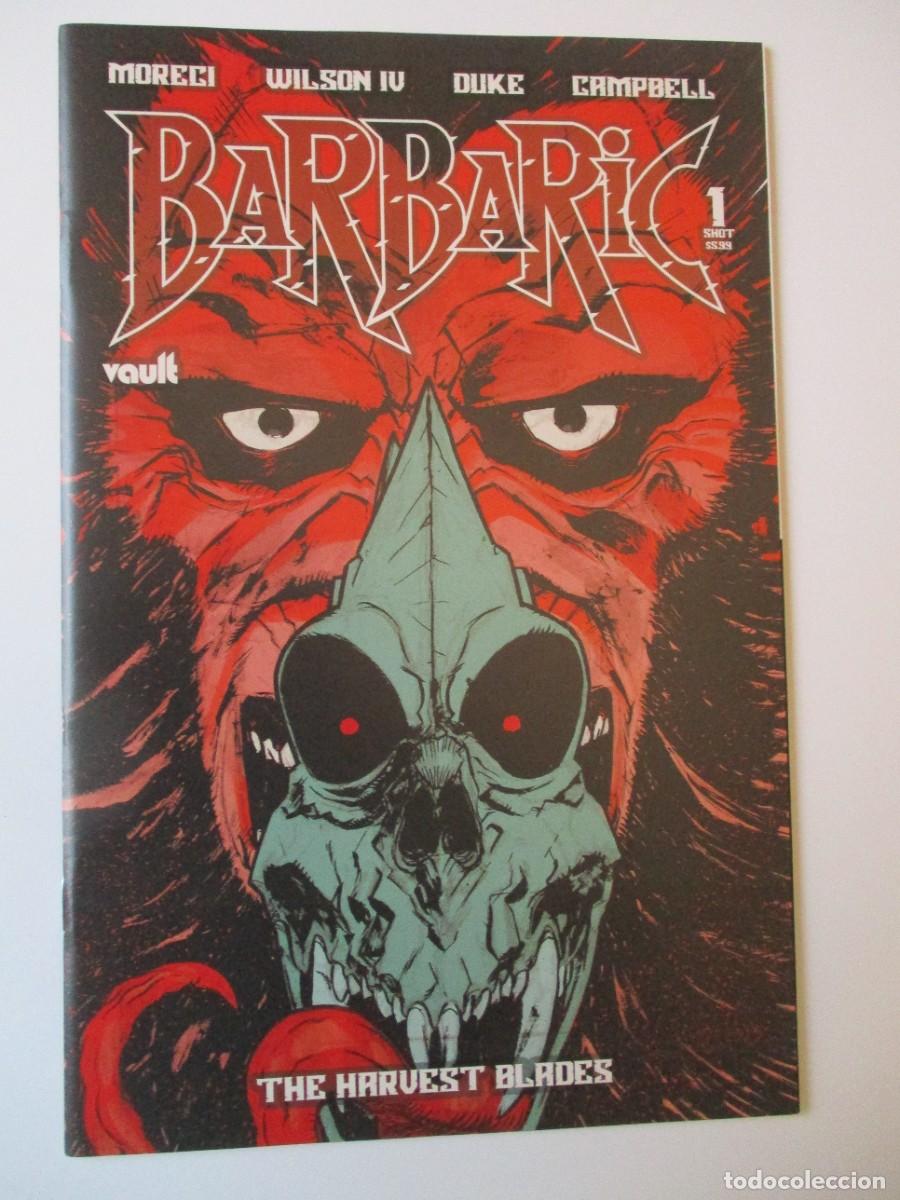 C&oacute;mics: Barbaric the Harvest Blades 1 NM 1:10 Vault Comics 2022 (d9)