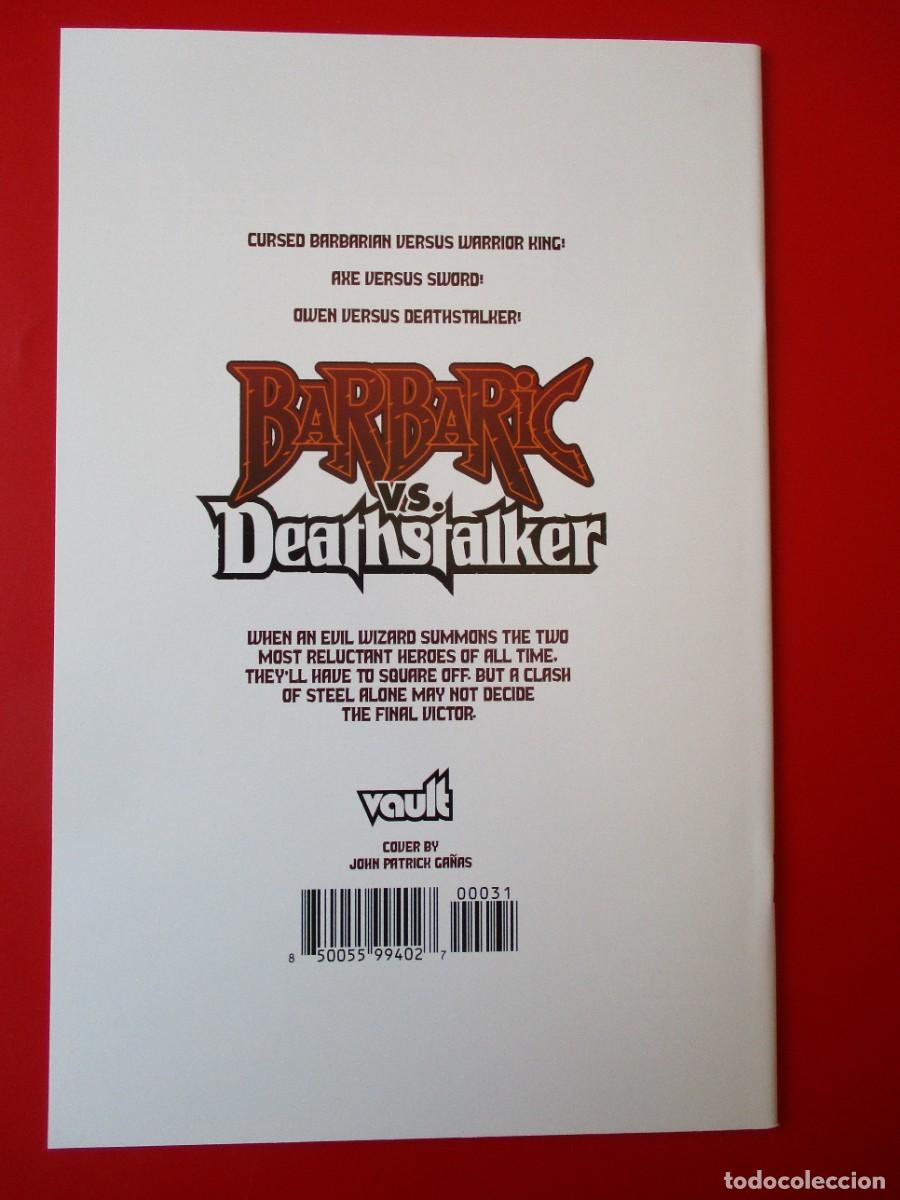 C&oacute;mics: C&oacute;mics de Barbaric Vs Deathstalker portada C John Patrick Ganas Vault - Foto 2