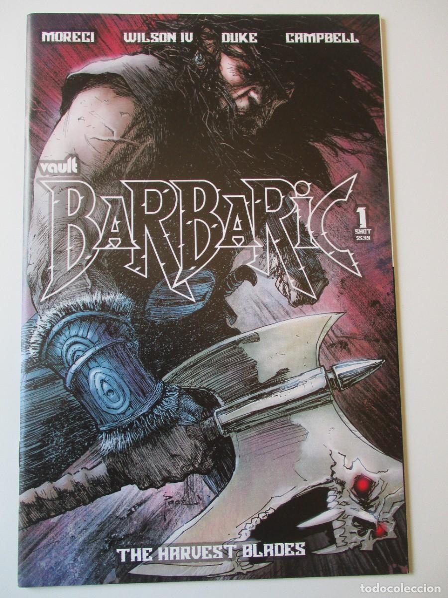 C&oacute;mics: BARBARIC: THE COSECH BLADES #1 NUEVO 2022 Variante de c&oacute;mics de b&oacute;veda