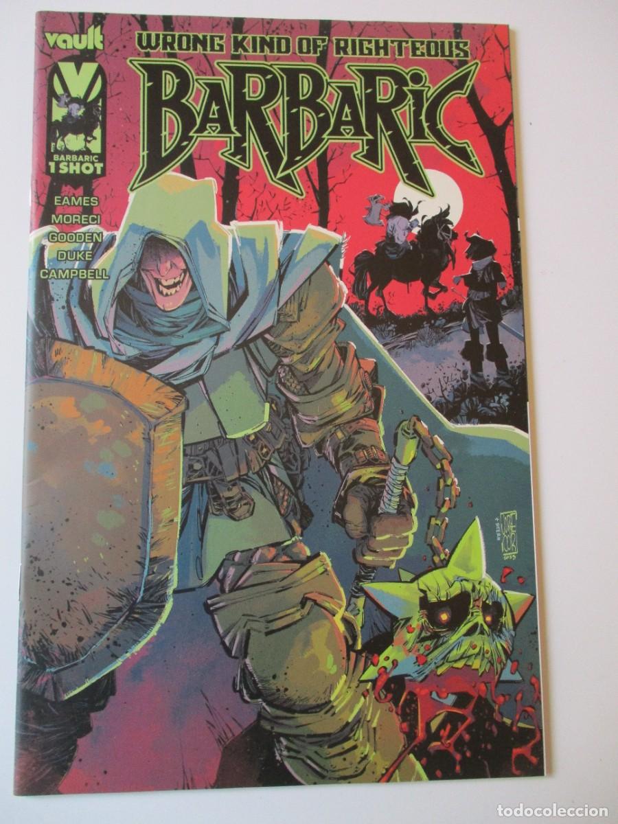 C&oacute;mics: Barbaric: Wrong Kind of Righteous #1 (variante Jorge Corona LCSD 2023) (b&oacute;veda)