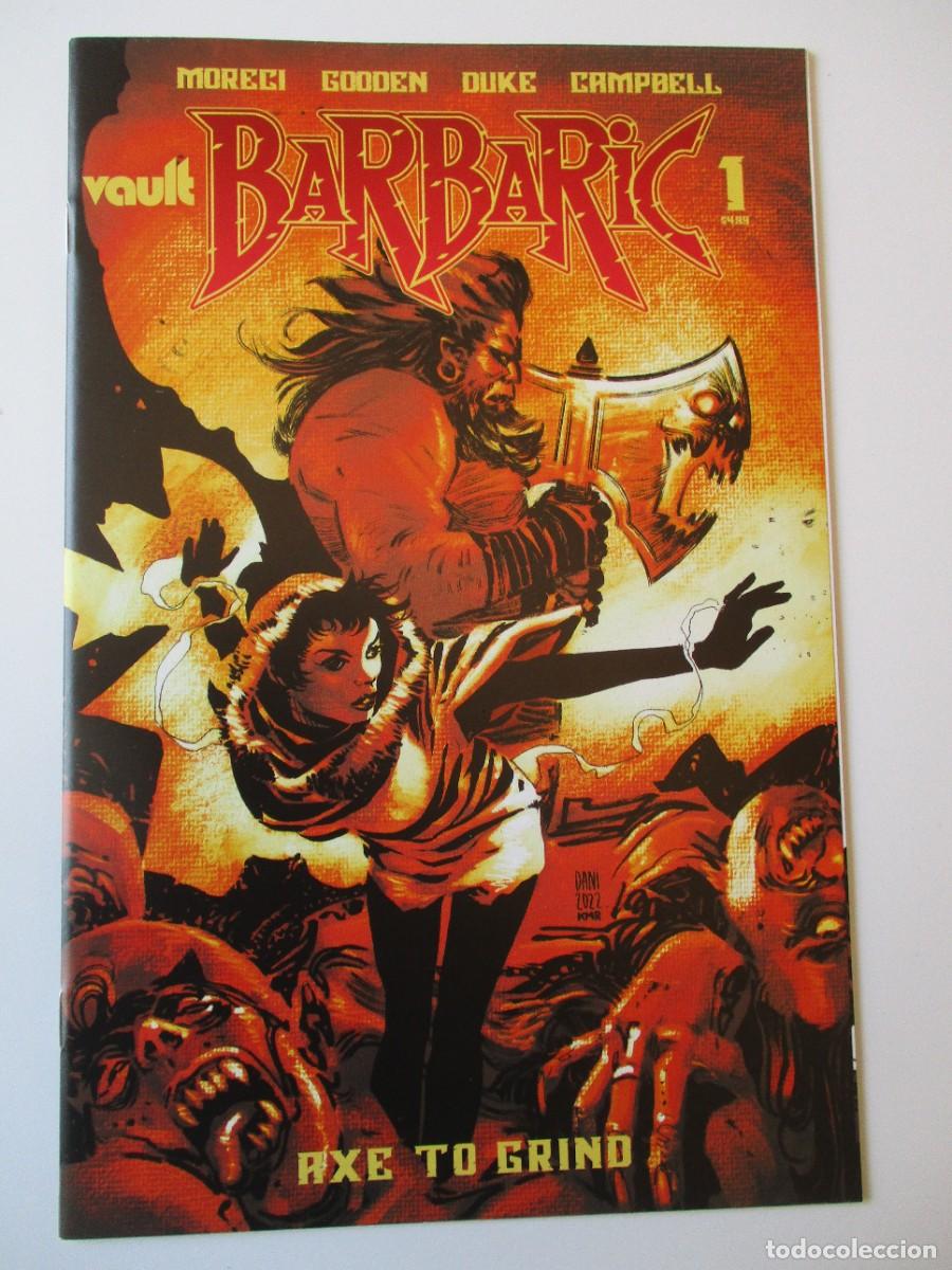 C&oacute;mics: Barbaric Axe To Grind #1 portada D Dani 10 copias variante de incentivo Vault Comics