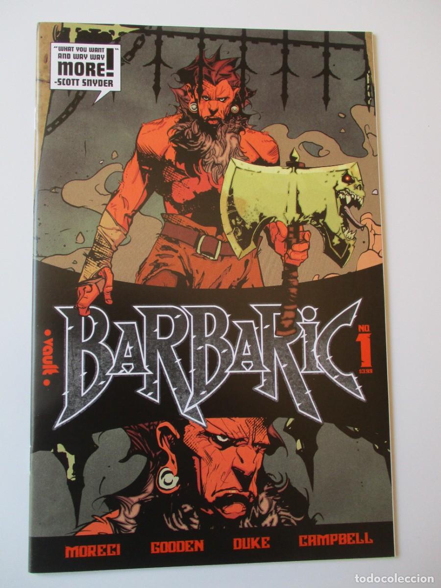 C&oacute;mics: C&oacute;mics BARBARIC #1 | Nathan Gooden segunda impresi&oacute;n variante portada I Vault