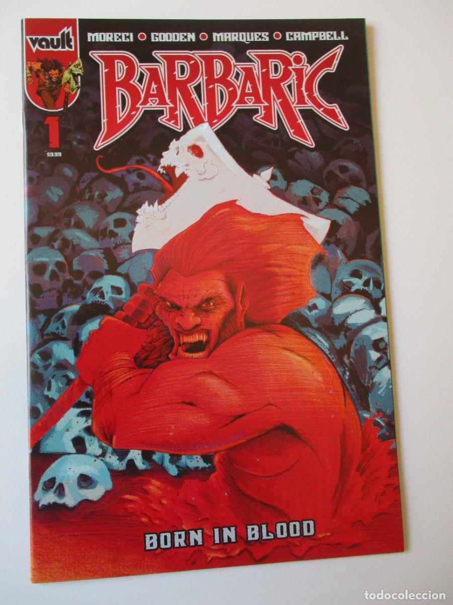 C&oacute;mics: Libro de c&oacute;mics Barbaric Born In Blood #1 Cvr C Adam Cahoon Var Vault