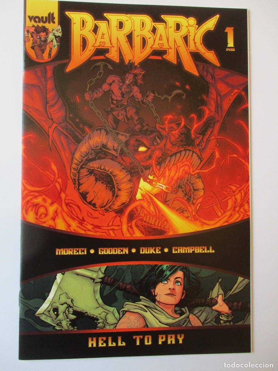 C&oacute;mics: BARBARIC HELL TO PAY #1 CVR A GOODEN (18/01/2023)