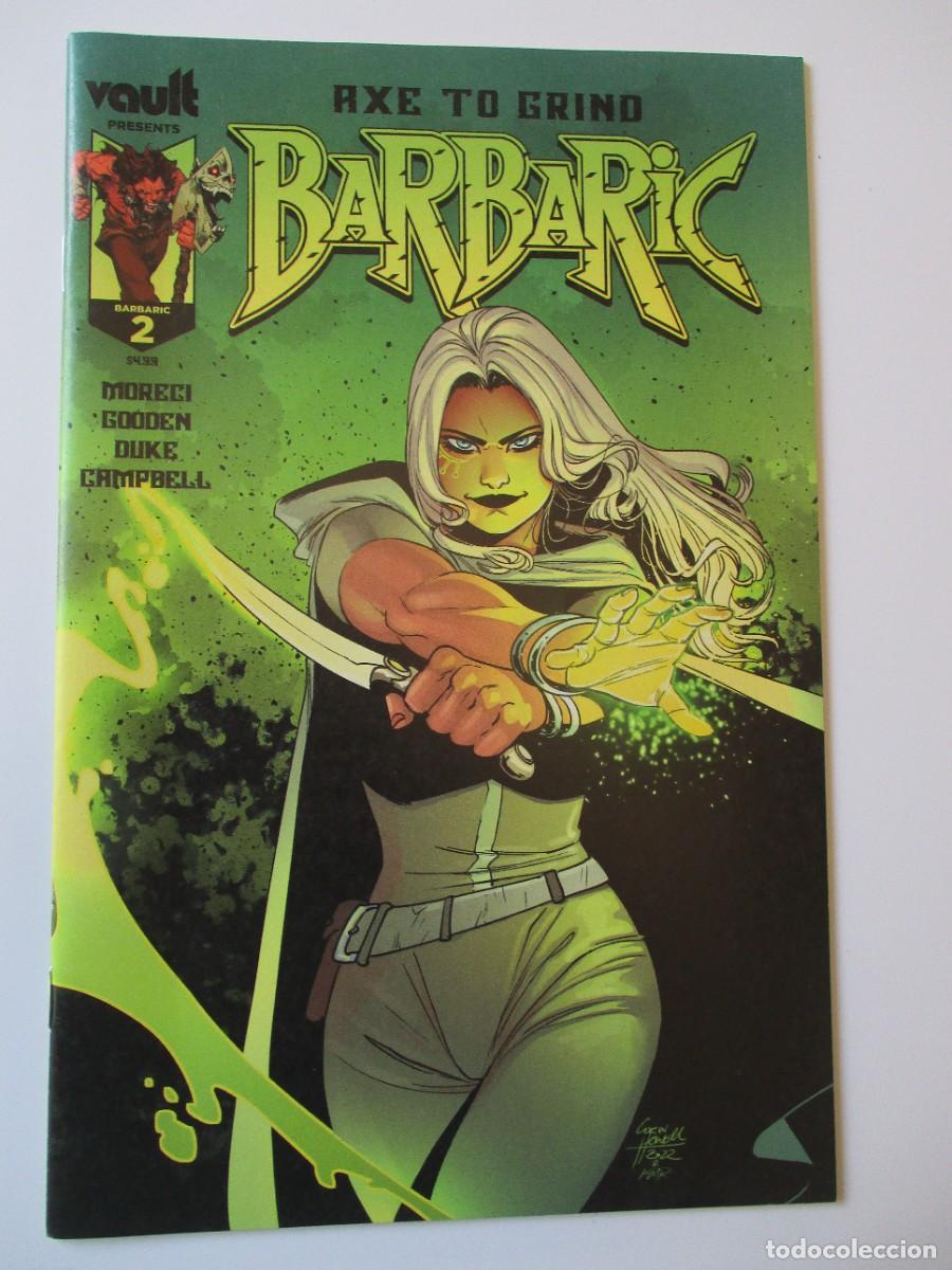 C&oacute;mics: Hacha b&aacute;rbara para moler #2 nueva primera impresi&oacute;n variante howell vault comics 2022