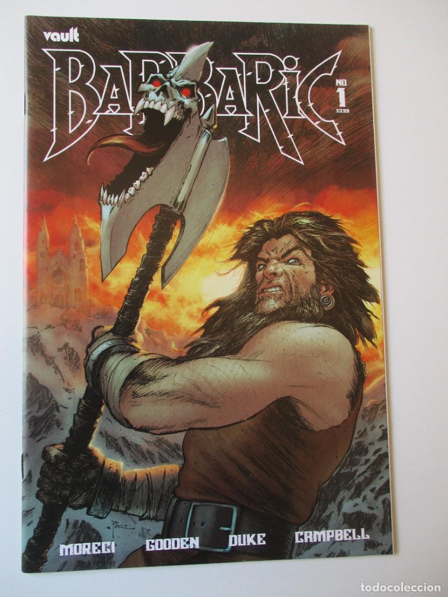 C&oacute;mics: C&oacute;mics de Barbaric #1 1:30 Richard Pace portada de b&oacute;veda - Foto 1