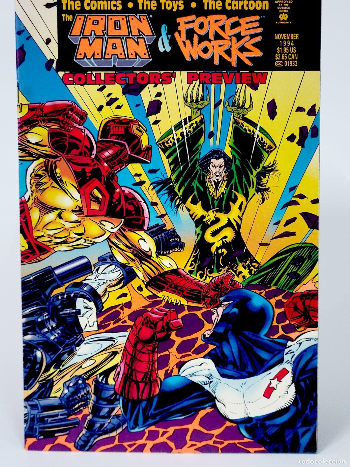 C&oacute;mics: C&Oacute;MIC IRON MAN 1 FORCE WORKS COLLECTORS' PREVIEW MARVEL DE KIOSCO