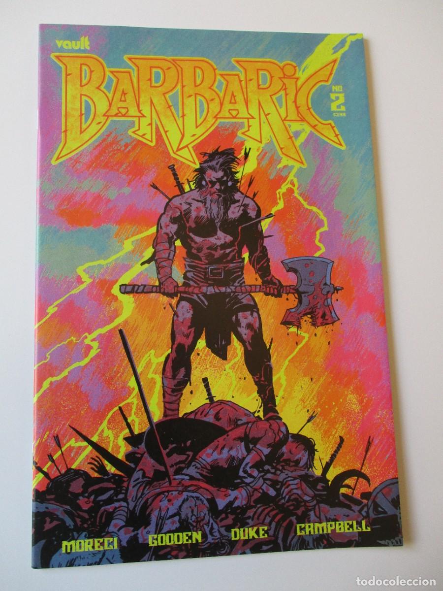 C&oacute;mics: C&oacute;mics de B&oacute;veda variante B de Josh Hixson Barbaric #2 casi nuevo 2021 Moreci Gooden