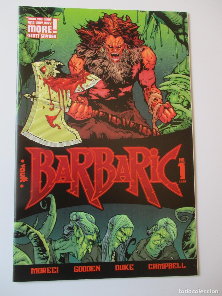 C&oacute;mics: Barbaric 1 - 1st Appearance Of Owen The Barbarian - Modern Age Vault Comics 2021