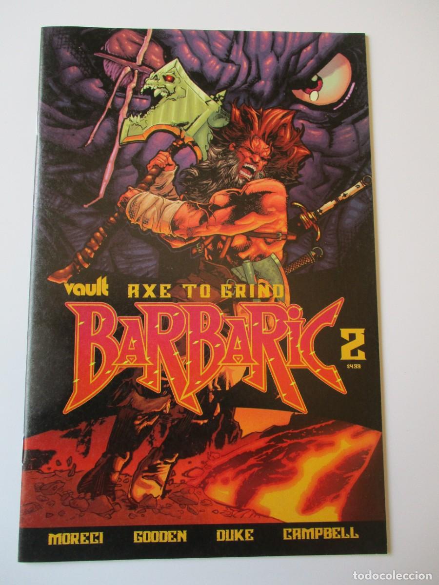 C&oacute;mics: Libro de historietas BARBARIC #2 Vault Hacha para moler Edad Moderna