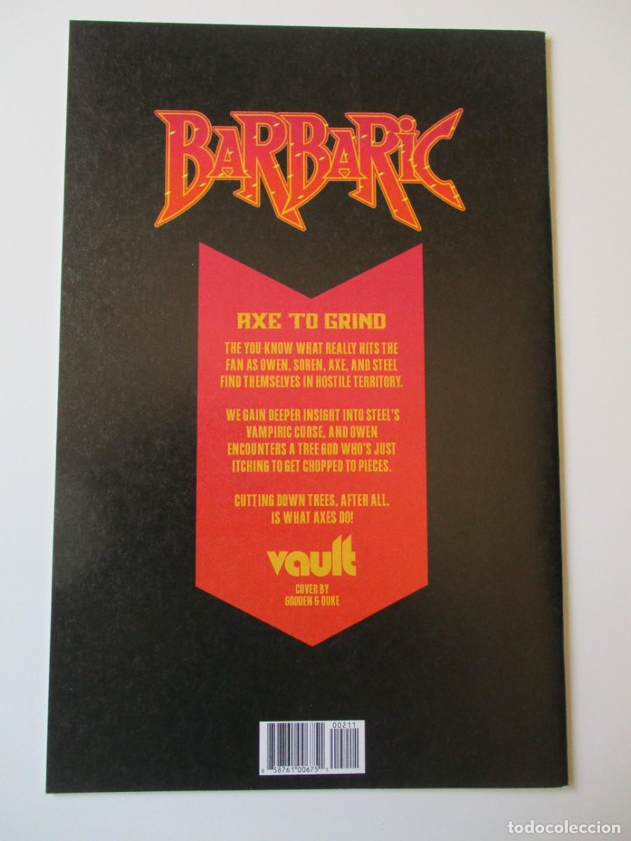 C&oacute;mics: Libro de historietas BARBARIC #2 Vault Hacha para moler Edad Moderna - Foto 2