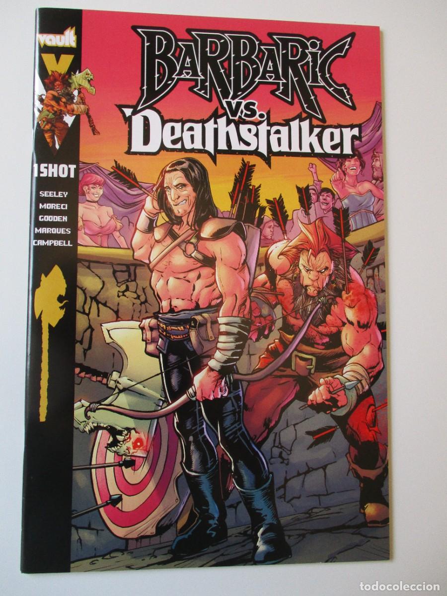 C&oacute;mics: C&oacute;mic Barbaric Vs Deathstalker #1 2024 B&oacute;veda Nathan Gooden Cubierta A Seeley Moreci