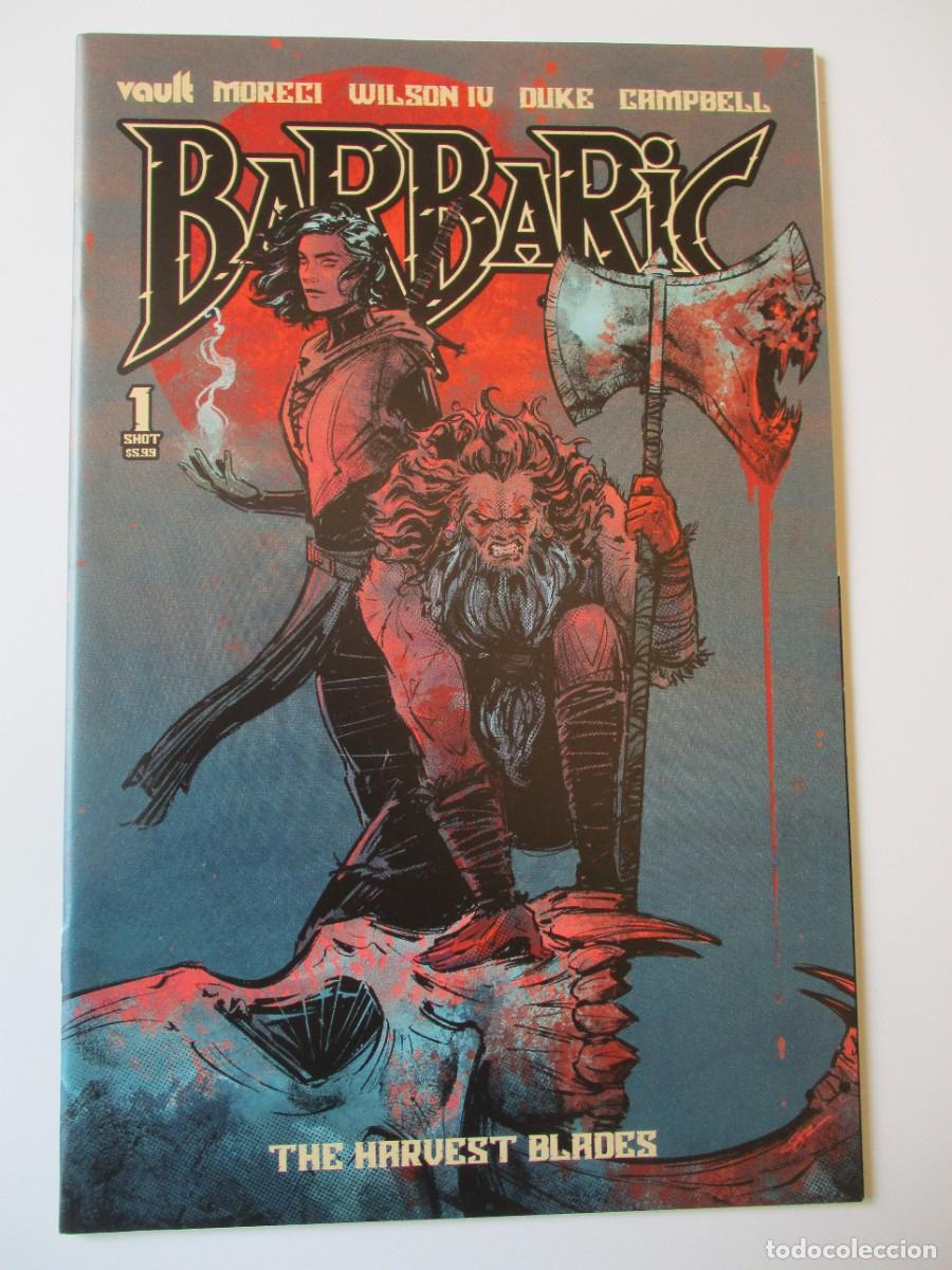 C&oacute;mics: Barbaric: The Harvest Blades #1- WEB Ex de S. Patridge! Moreci/Gooden-LE50/&iexcl;RARO!