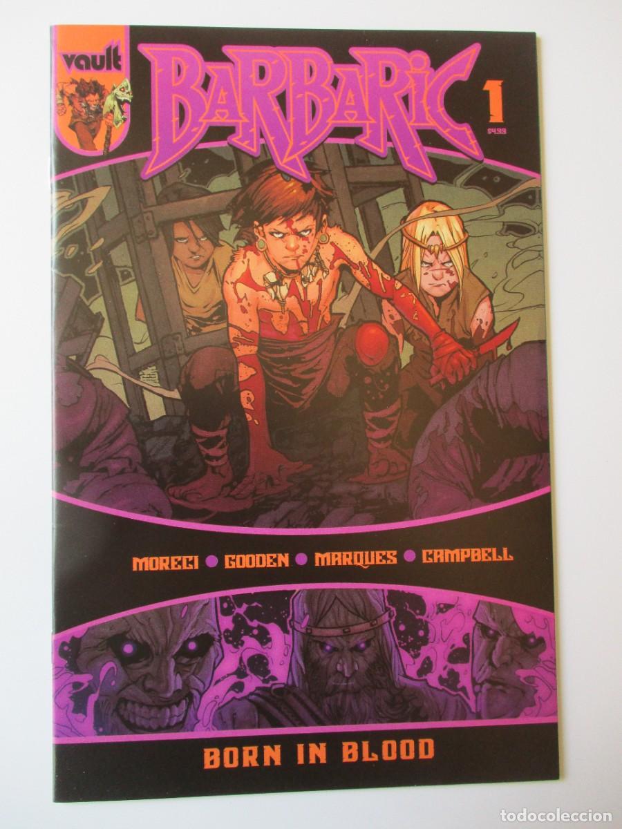 C&oacute;mics: Barbaric: Born in Blood #1 2024 VAULT COMICS Michael Moreci Nathan Gooden