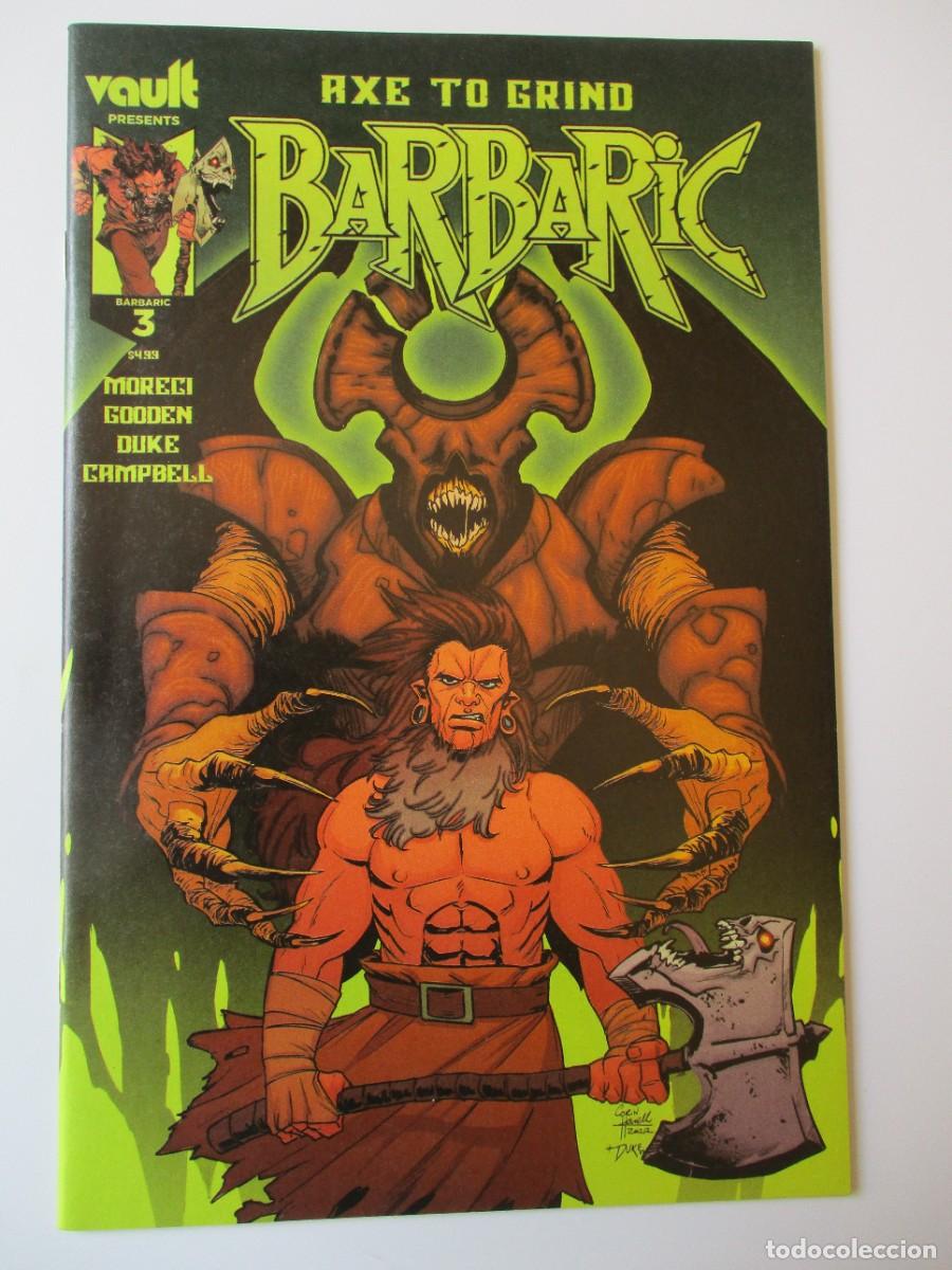 C&oacute;mics: B&aacute;rbaro #3 Variante Corin Howell Cubierta B&oacute;veda C&oacute;mics Hacha para Moler Edad Moderna