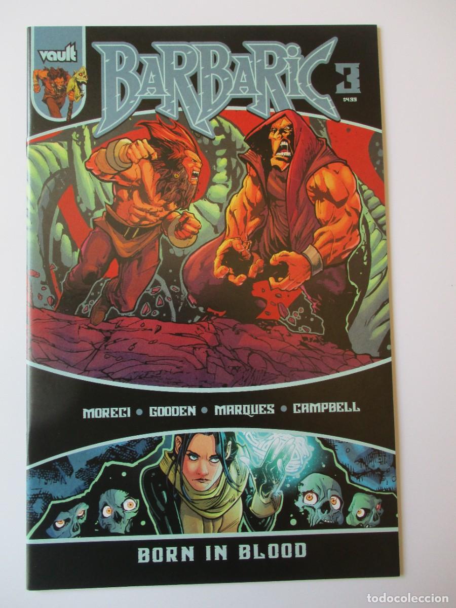 C&oacute;mics: BARBARIC: BORN IN BLOOD #3 (2024) VF/NM VAULT SCARCE
