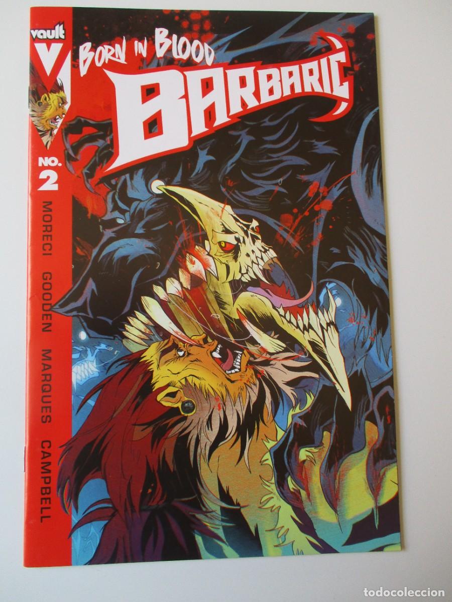 C&oacute;mics: Barbaric Born In Blood #2 (De 3) Cubierta C Variante Danino Kenia Casi Nuevo