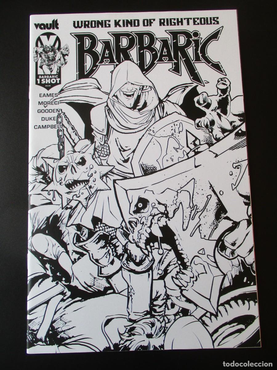 C&oacute;mics: Barbaric Wrong Kind Of Righteous #1 Cubierta D 1:25 Variante Nathan Gooden C&oacute;mic Nuevo