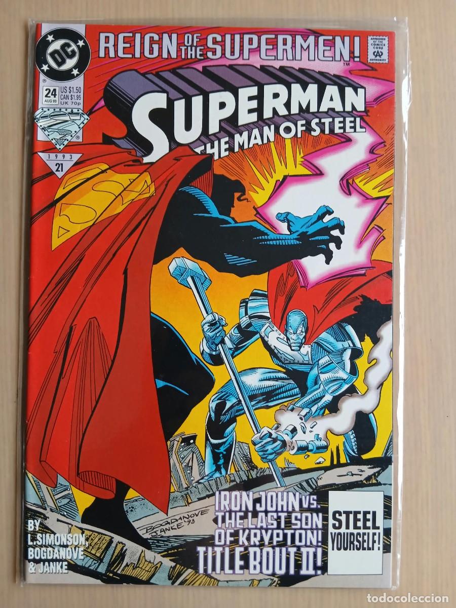 C&oacute;mics: Superman the man of Steel#24 estado muy bueno Louise Simonson