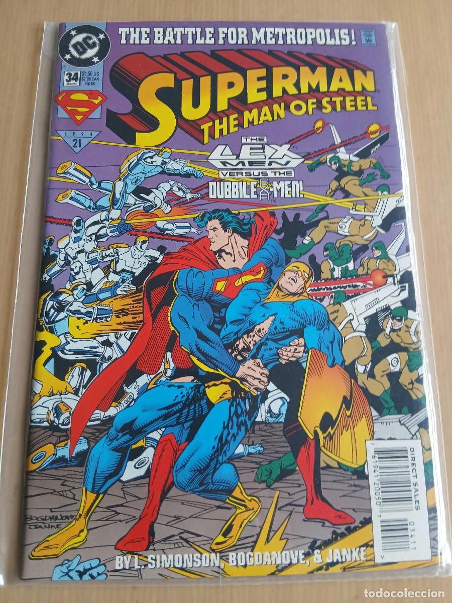 C&oacute;mics: Superman the man of Steel#34 estado muy bueno Louise Simonson