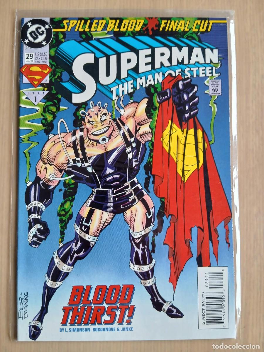 C&oacute;mics: Superman the man of steel#29 estado muy bueno Louise Simonson